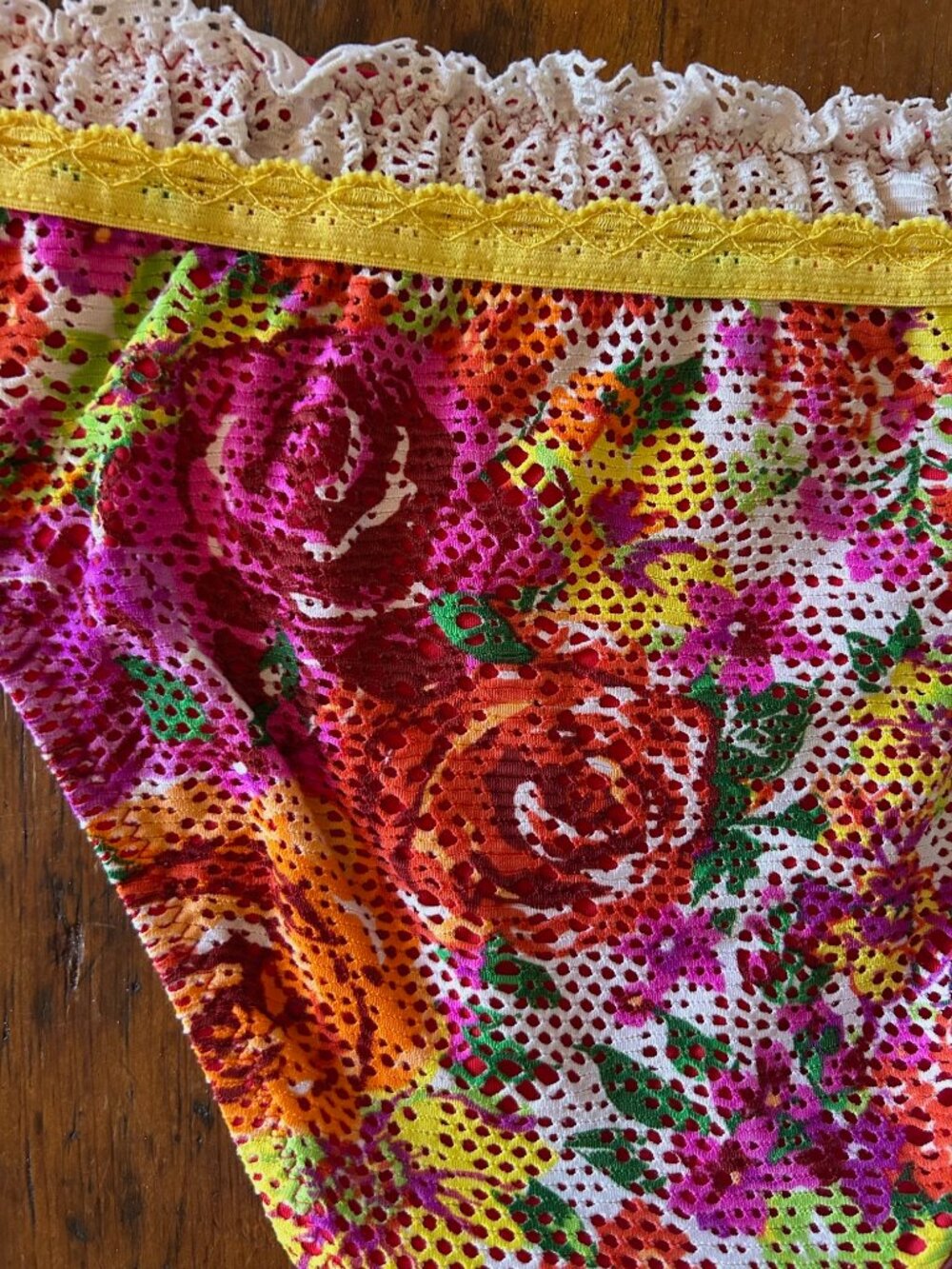 Vintage Betsey Johnson Floral Bikini Set - Picture 6 of 11